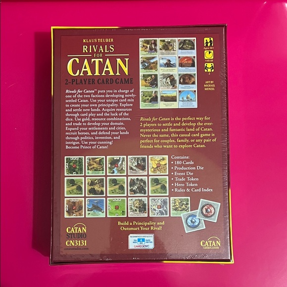 Catan Rivals 2-Player Card Game - Brown - Picture 2 of 6